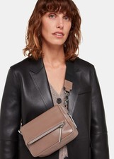 Whistles Bibi Leather Cross