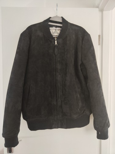 Schott men goat suede - men's, bomber