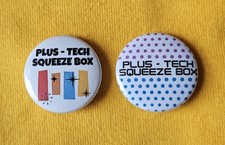 Plus-Tech Squeeze Box ( Japan / indie / pop) two 25mm button badges. Free UK P&P