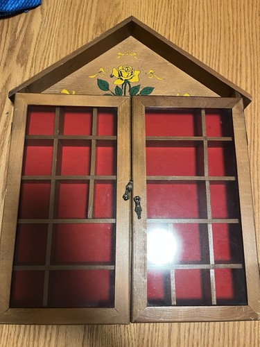 Vtg wooden house wall - vtg,