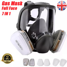 6800 Full Face 7 IN 1 Gas Mask Chemical Vapor Paint Spray Respirator 95% Filter