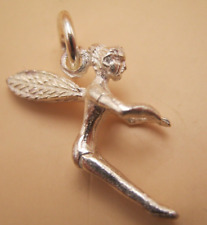 A Lovely 925 Solid Silver Fairy Charm For A Bracelet - Tinkerbell