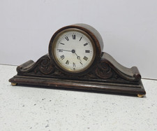 French Mantel Drum Head Clock Spares Or Repairs 