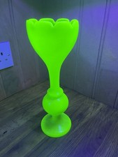 Large Art Deco Uranium Glass