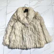 Vintage Silver Fox Fur Coat