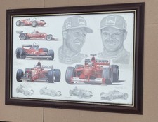 Framed and glazed tribute - framed,