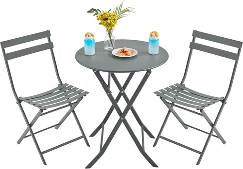 Piece folding bistro set - 3-piece,