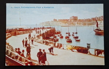 Pier and Harbour, Broadstairs, Kent Vintage Postcard