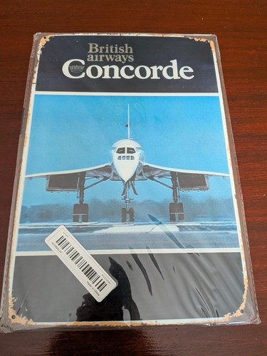 British airways concorde - airways, metal