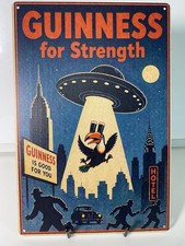 Guinness beer metal sign - guinness,