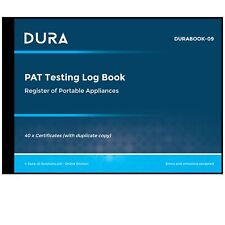 A4 PAT Test Log Book - Multiple Site with Duplicate Copy | Up to 920 Results