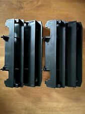 YAMAHA YZ 125  YZ 250  2005-2021   POLISPORT RADIATOR LOUVRES RAD GUARDS  BLACK 