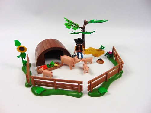 Playmobil farmer pigs tree - playmobil,