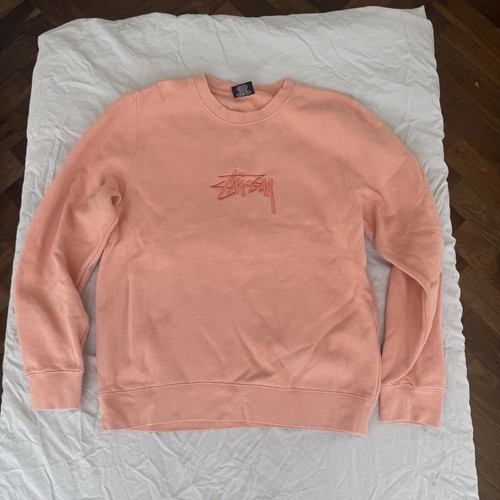 Stussy pink embroidered - pink,