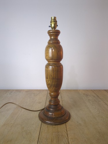 Vintage wooden lamp antique - wooden,