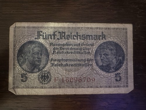 Reichsmark banknote serial - reichsmark,