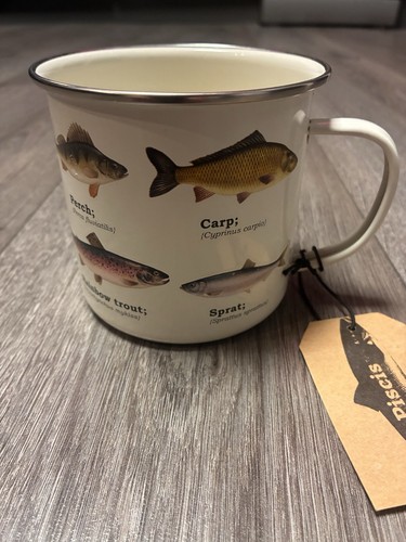 Enamel mug fishing gifts - gifts, for