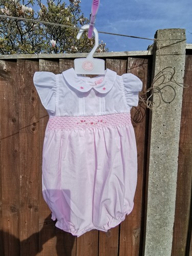 Baby girls smocked flowers - girls,