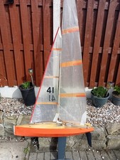 RC Yacht Hull +One Sail .