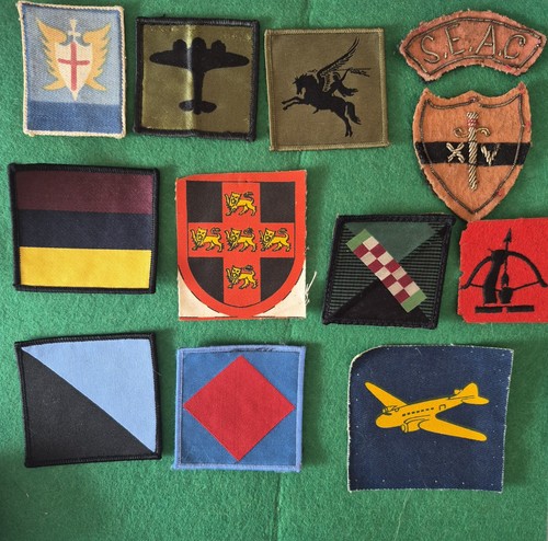 Military shoulder badges - shoulder,