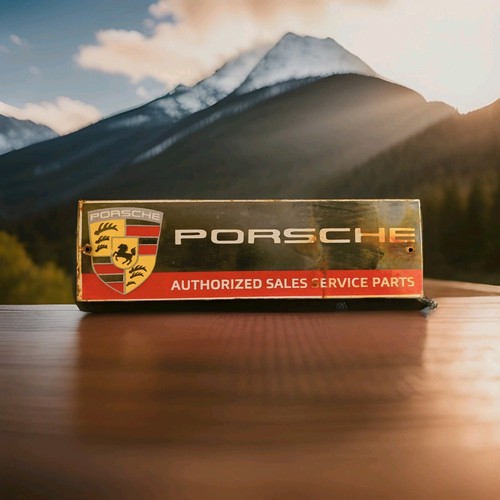 Vintage porsche porcelain sign - porcelain,