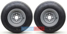 Pair of 20.5 x 8.0-10 Trailer Wheel and Tyres 4 Studs with 100mm PCD 10 inch Rim