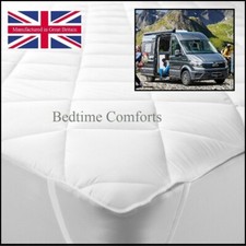 Camper Van Quilted Mattress Topper (Various Sizes) 4 Corner Elastic