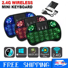 Wireless Mini Keyboard Keypad Mouse Touchpad Remote Control Android box Laptop