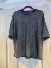 OLD NAVY designer silver sparkly t shirt size L never worn