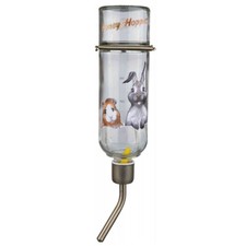 Trixie Glass Small Animal Cage Water Bottle Bite-Proof Rabbit Guinea Pig Hamster