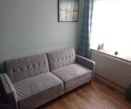 Vintage sofa bed seater - vintage,