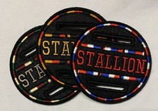 1 X 8cm Stallion Bridle Disc Variegated  Embroidery Show Showing Choose