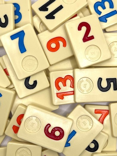Rummikub tiles vintage - vintage, 70's