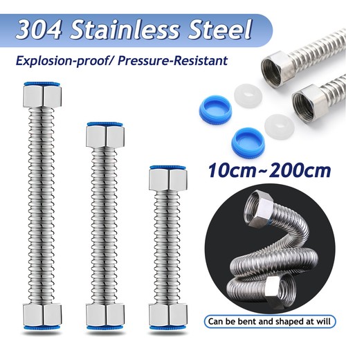 304 stainless steel - 1/2",