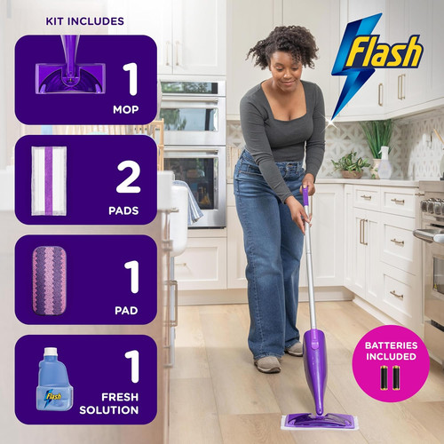 Flash power spray mop - power,