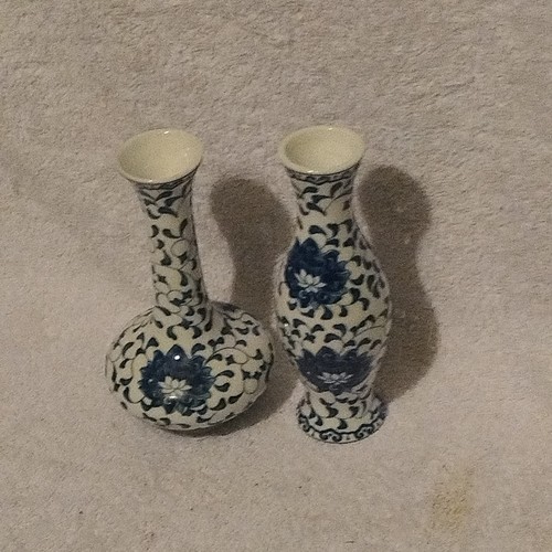 Vintage pair blue - pair, of