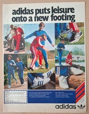 Adidas Trainers Original UK Press Advert  1977