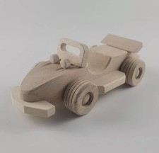 WOODEN TOY BEETLE CAR, MADE OF