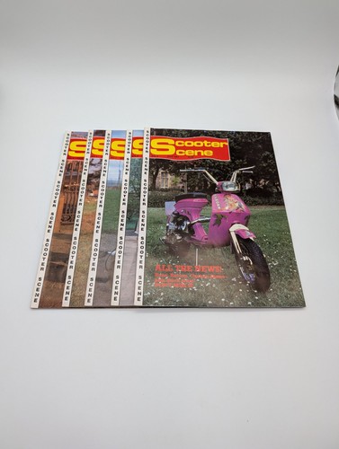 Scooter scene magazine 1987 - scene, x5
