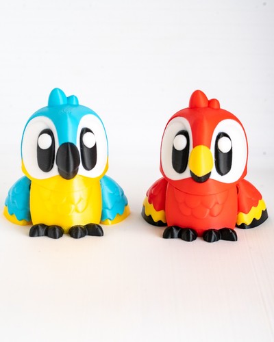 Cute eyes macaw - macaw, 3d