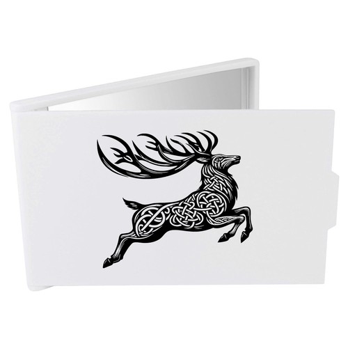 Celtic stag leaping compact - 'celtic,