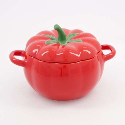 New red ceramic tomato - new,