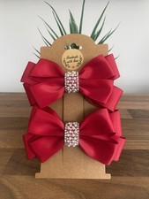 Double Layered Pigtail Bows