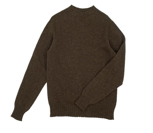 Classic shetland crew neck - shetland,