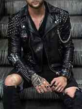 Men’s Studded Punk Leather