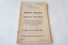 1980 Western Region Railway