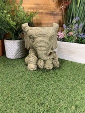 STONE GARDEN ELEPHANT PLANTER