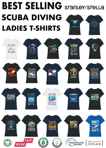 Womens scuba diving shirt - scuba,