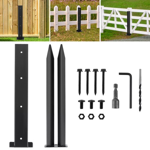 Heavy duty fence post repair - fence,