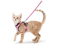 Cat Harness Size XS PinkReflective Breathable